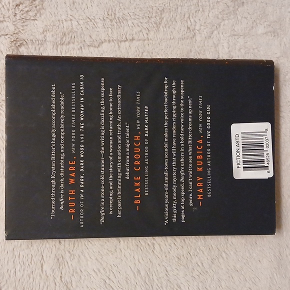 First Edition Signed Copy, Bonfire By Krysten Ritter - Picture 4 of 4